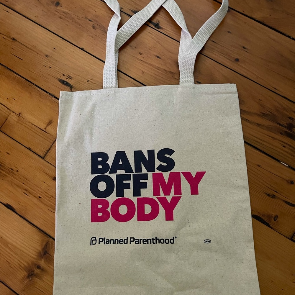 Heavy canvas Planned Parenthood tote!